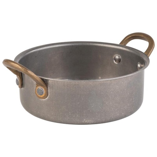 [60252111] APS PLAT 2 ANSES VINTAGE INOX-OR 14XH5CM-55CL