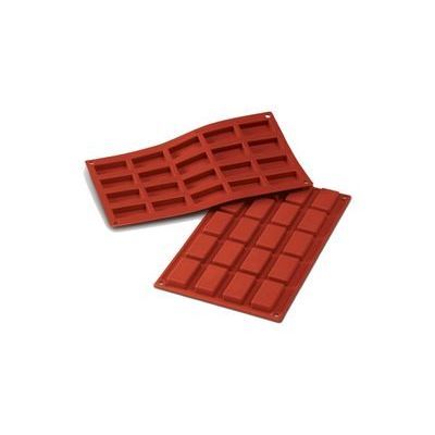 [57663822] SILIKOMART SF025 MOULE 20 MINI FINANCIERS 49X26 H 11MM 20ML ML ANTI-ADHESIF GN1/3 -50° À 250°