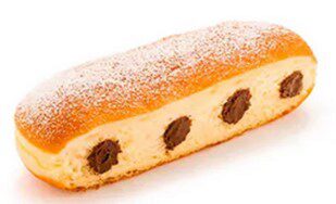 [03010163] NEUHAUSER 502485 LONG DONUT FILLED WITH CHOCOLATE AND HAZELNUT 30X130GR