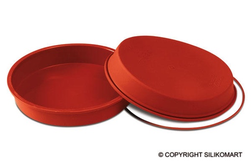 [70408124] SILIKOMART SFT122 MOULE GATEAU ROND LISSE Ø220 HT  42MM 1400ML UNIFLEX