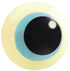 [08056627] 087030 PCB ROUND EYES PAG BLUE Ø 1 CM 323PCES ***s/cd***