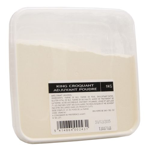 [05040161] KING CROQUANT BROODBEREIDINGSMIDDELEN POEDER 1KG = KG