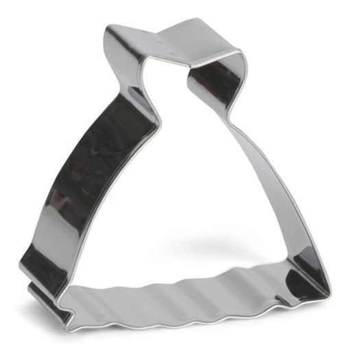 [08053071] WEDDING DRESS COOKIE CUTTER 60MM
