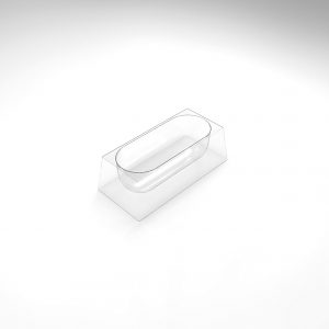 [08057928]  074240 PCB ROUNDED LOG MOLDS PR 30 P. 20X8 CMH.7 CM WITH LEGS 30PCS ***s/cd***