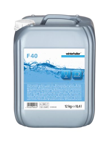 [37355011] WINTERHALTER F40 LIQUID GLASS DETERGENT 12KG