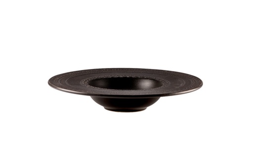 [60251705] LE COQ SKALISTOS NOIR  ASSIETTE PÂTES 27CM BASSIN 20XH4CM STONEWARE - LSKA034NE006270