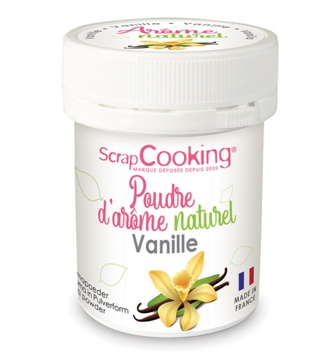 [08055680] SCRAPCOOKING NATURAL FLAVOR IN VANILLA POWDER 15GR