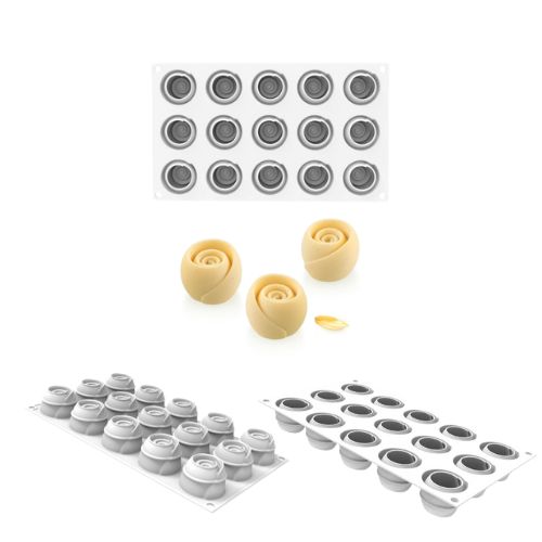 [51661562] SILIKOMART SILICON MOLD GIVRE 30 N.15 Ø4CM H3CM VOL 30ML