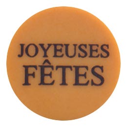 [08056657] 060319 PCB RONDE CBC JOYEUSES FÊTES Ø 2 CM 220STUKS***S/CD***