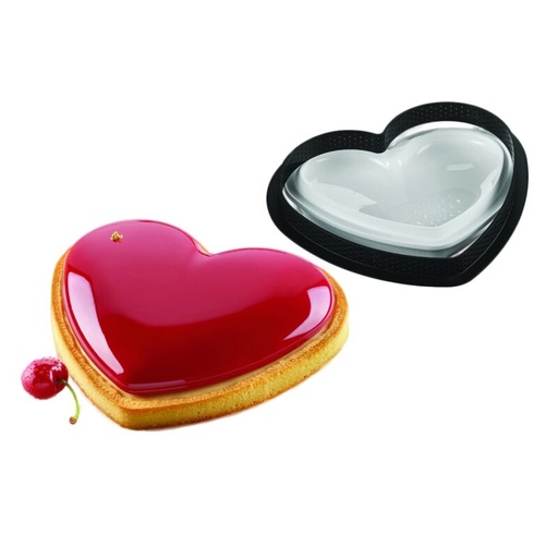 [51657467] SILIKOMART KIT TARTE RING AMORE 80X70MM H 20MM 8 CERCLES + 1 MOULE 8EMPREINTES