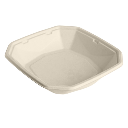 [41602954] ECOECHO COMPOSTEERBARE OCTABAGASSE 224X224X42MM 1000ML VERPAKKING VAN 50 STUKS *SCDE*