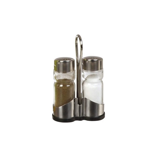 [57663591] COMAS ECO 18/8 STAINLESS STEEL HOUSEHOLD SALT+PEPPER WITH HOLDER