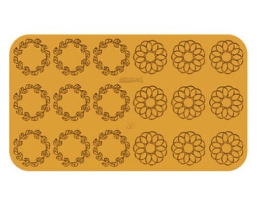 [51661477] SILIKOMART SILICONE CROWN MOLD 2 SHAPES N.9 Ø68 H 2 MM N.9 Ø77 H 2 MM