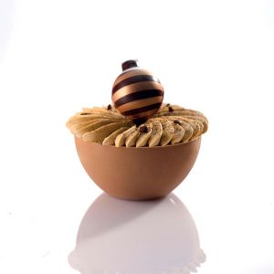 [08056474] 050067 CARAMEL POMPONS PCB Ø 7.2 CM H. 3.5 CM 60PCS ***S/CD***