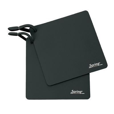 [62250431] SPRING SET 2 BLACK OVEN MITTS 17X17CM -40°+250°C