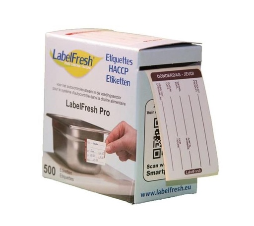 [70409737] LABELFRESH *PRO* 500 ETIKETTEN 70X45MM "DONDERDAG"