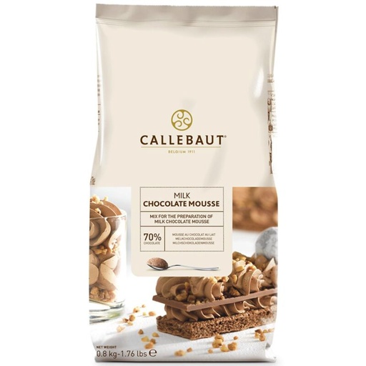 [03070161] CALLEBAUT CHM-MO-M-X27 MILK CHOCOLATE MOUSSE MIX 0,8KG