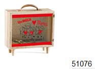 [60100454] BOITE METAL TIRELIRE "UN MEGA MERCI" 18X7.5XHT17CM