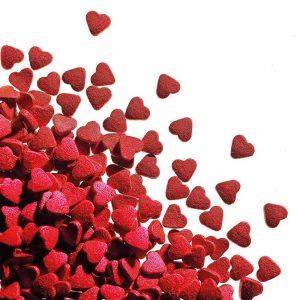 [08058009] 074335 PCB SPARKLING HEARTS RUBY 6 MM 200 G ***S/CD***