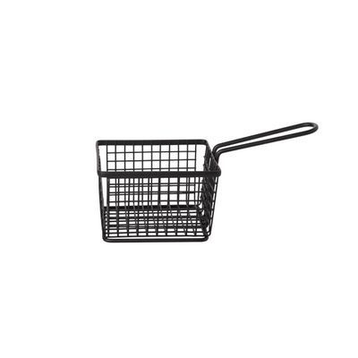 [57658364] PANIER FRITES NOIR RECT. 12X10X8.5CM -165GR