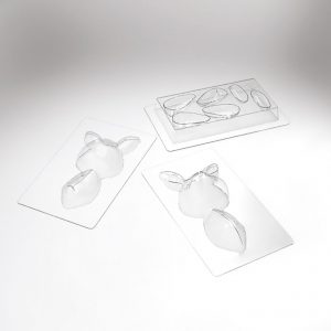 [08057801] 074108 PCB MOLDS TEDDY RABBIT FOR 4 SUBJECTS 12PCES***S/CD***