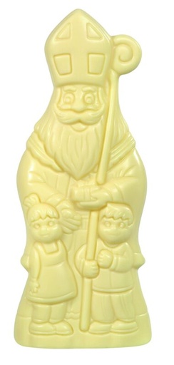[15030692] SINT NIKLAAS WIT CHOCOLADE 18CM 8x125GR