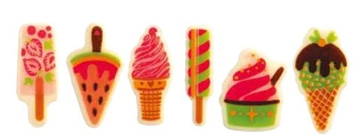 [08056947] 061047 PCB ICE CREAM STICKS CB 8 DESIGNS 160PCS ***S/CD***