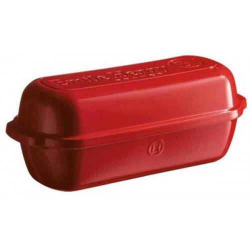 [55330029] EMILE HENRY RED COUNTRY BREAD MOLD 39.5X16X15CM- 4.5L