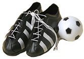 [53503153] VOETBALSCHOENEN DECORATIE MET BAL