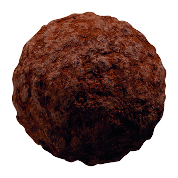 [08058067] 088131 PCB BALLEN CN TRUFFEL Ø 2,6CM 63ST ***S/CDE***