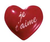 [08057100] 061271 PCB HEARTS CB JE T AIME 3.6X3.3 CM 63PCS ***S/CD***