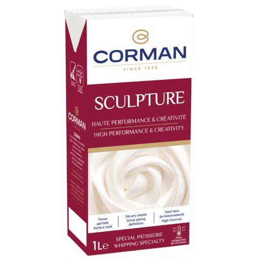 [06100248] CORMAN VEGETABLE CREAM SCULPTURE 31% 1L