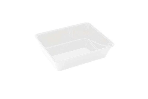 [57661994] LINEOPLUS PLAT BLANC 1/2-50   26.5X32.5X5.0CM