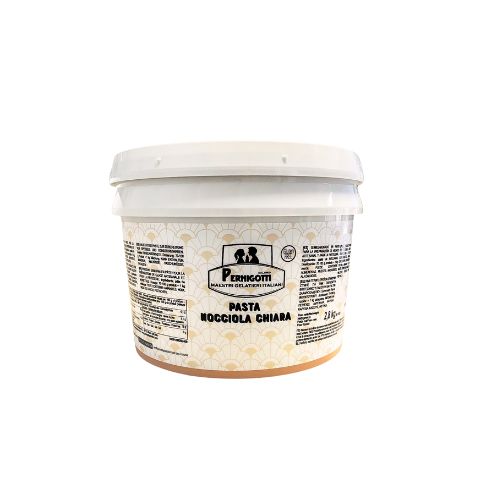 [07400025] PERNIGOTTI LICHTE HAZELNOOTPASTA 2,8KG