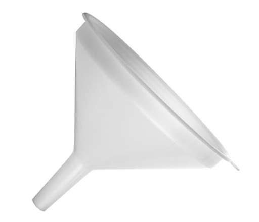 [55071171] WHITE PLASTIC FUNNEL DIAM 42XHT 36CM