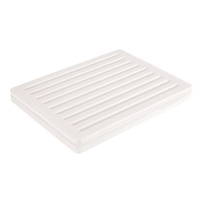 [57660502] PLANCHE A PAIN POLY BLANCHE 43X32XH4 A/GRILLE