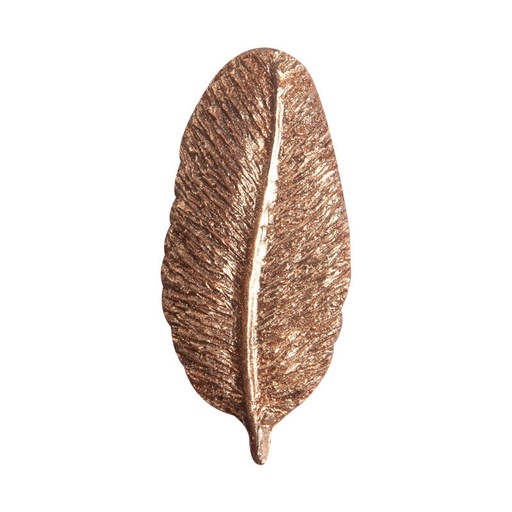 [08034233] 1034321 GOLD CHOCOLATE FEATHERS 4.5 X 2.5 CM 90PCS ***ON/ORDER***