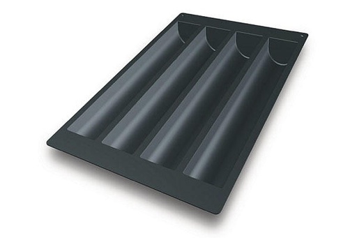 [70408584] SILIKOMART MOULE BUCHE SQ014 PROFESSIONNAL NOIR 60X40CM  4x495X80 H63MM - 4x2317ML