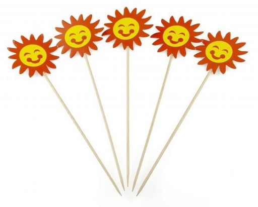 [53533117] SIER PIQUE SOLEIL 19CM PAQUET DE 100 PCES