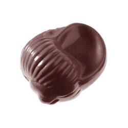 [70410594] SLAK CHOCOLADEVORM CW2294 8GR 4X7- 3,3X2,8XH1,5CM - DUBBEL VOOR-/ACHTERKANT