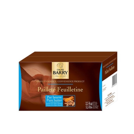[05100878] BARRY BIG-PF-1BO-401 PAILLETE FEUILLETINE BOTER  KARTON VAN 4 DOZEN X 2,5KG=DOOS