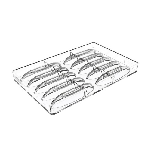 [51661541] SILIKOMART TRITAN PRALINES VORM CH043 SOGNO B N.10 11,5X2,5XH1,5CM