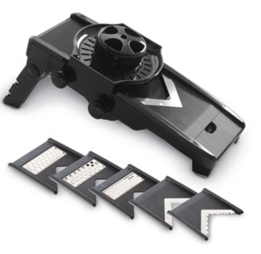 [55071120] HENDI MANDOLINE EN V PLASTIC + 5 LAMES