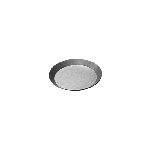 [51401246] ALUMINIZED PIE PLATE Ø 24CM PLAIN EDGE 25MM FLARE