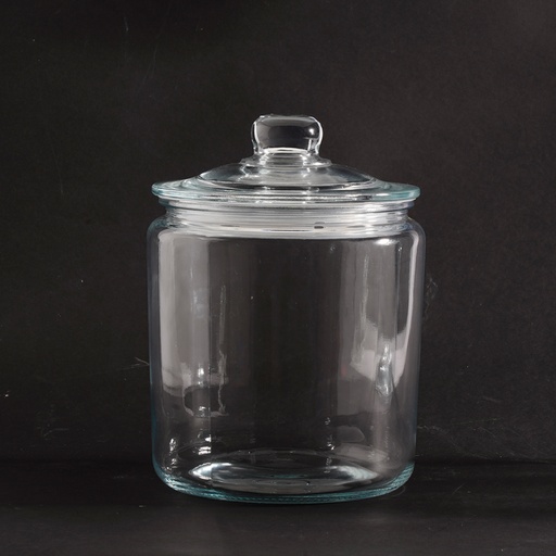 [60200700] GLAZEN SNOEPDOOS MET LUCHTDICHTE DEKSEL 3,86LØ17,5X26CM