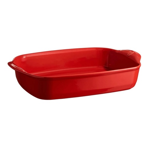 [57690027] EMILE HENRY ROASTING DISH G.CRU 42X28CM 4.00L- RED