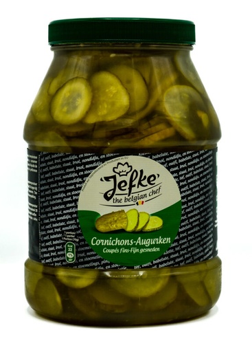 [05100010] JEFKE CORNICHONS *COUPES FINS* 2400ML