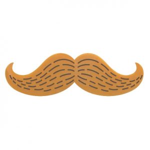 [08057451] 070165 PCB MUSTACHES CBC 4 DESIGNS 4.8X1.5 CM 150PCES ***S/CD***