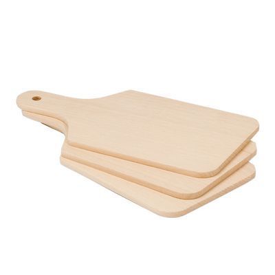 [57659387] SET DE 3 PLANCHES TARTINIERES HETRE 28X14CM A/POIGNEE - 403T2
