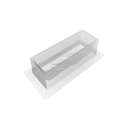 [08058237] 088193 PCB MOULES POUR BÛCHE PLISSÉE PR 30 PIÈCES 23,2X7,3CM H.7,6CM 30PCS ***S/CDE***